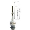 Base de descargador con rebosadero PS/SBR 12x175 | Fominaya