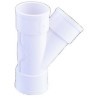 Injerto simple blanco hembra-hembra 45° 40 Ø | Ferroplast