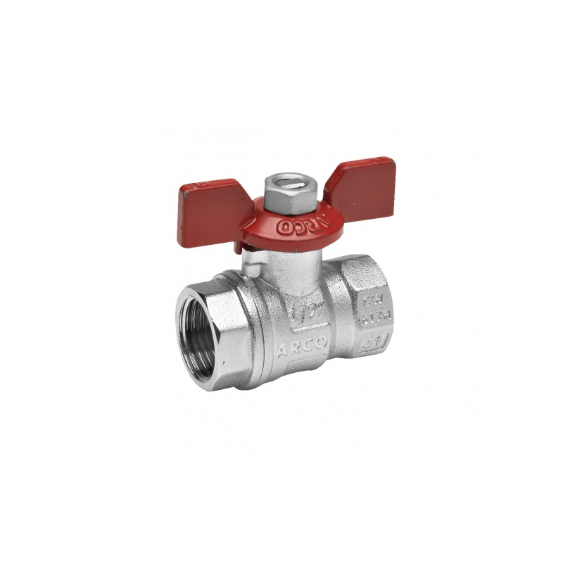 Llave H-H de mariposa cromada Turia 3000 1/4" x 1/4" | Arco