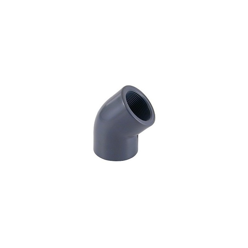 Codo mixto 45° PVC encolar-rosca | Cepex