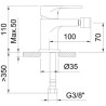 Monomando bide Rocket 5l/min | Clever