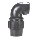 Codo 90° rosca hembra para tubo de polietileno | Crearplast