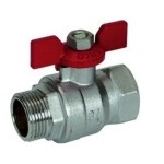 Llave M-H de mariposa cromada Turia 3000 | Arco