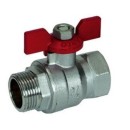Llave M-H de mariposa cromada Turia 3000 | Arco