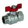 Llave M-H de mariposa cromada Turia 3000 | Arco