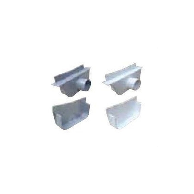 Tapa con salida 40 Ø 200x500 | Crearplast