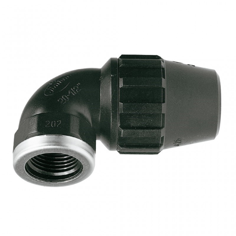 Codo rosca hembra 90° con refuerzo metálico J-71 | Jimten