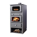 Estufa de lena con horno Amalfi 8kW | Eider