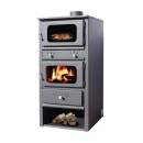 Estufa de lena con horno Amalfi 8kW | Eider