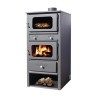 Estufa de lena con horno Amalfi 8kW | Eider