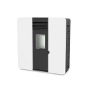 Estufa de pellets First Slim blanca 8kW | Solzaima