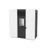 Estufa de pellets First Slim blanca 8kW | Solzaima