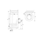Interacumulador mural IAM 100 con apoyo | Thermor