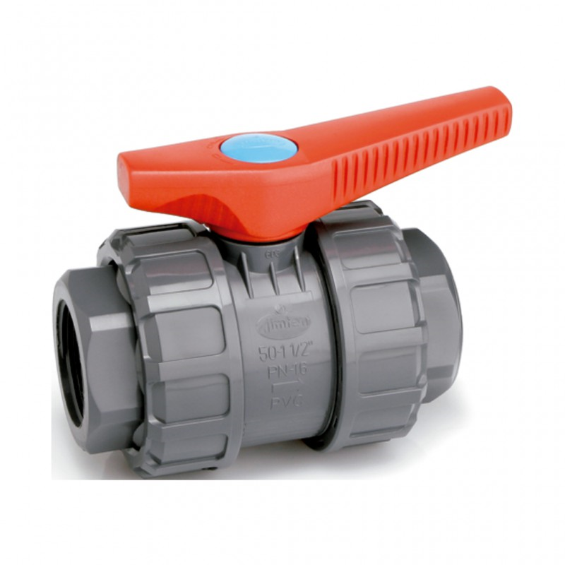 Valvula esfera PVC roscar 1/2-2 | Jimten