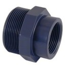 Reducción roscada M-H PVC 1/2" x 3/8" | Cepex