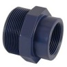 Reducción roscada M-H PVC 1/2" x 3/8" | Cepex