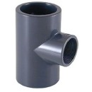 Te mixta 90° reducida de PVC | Cepex
