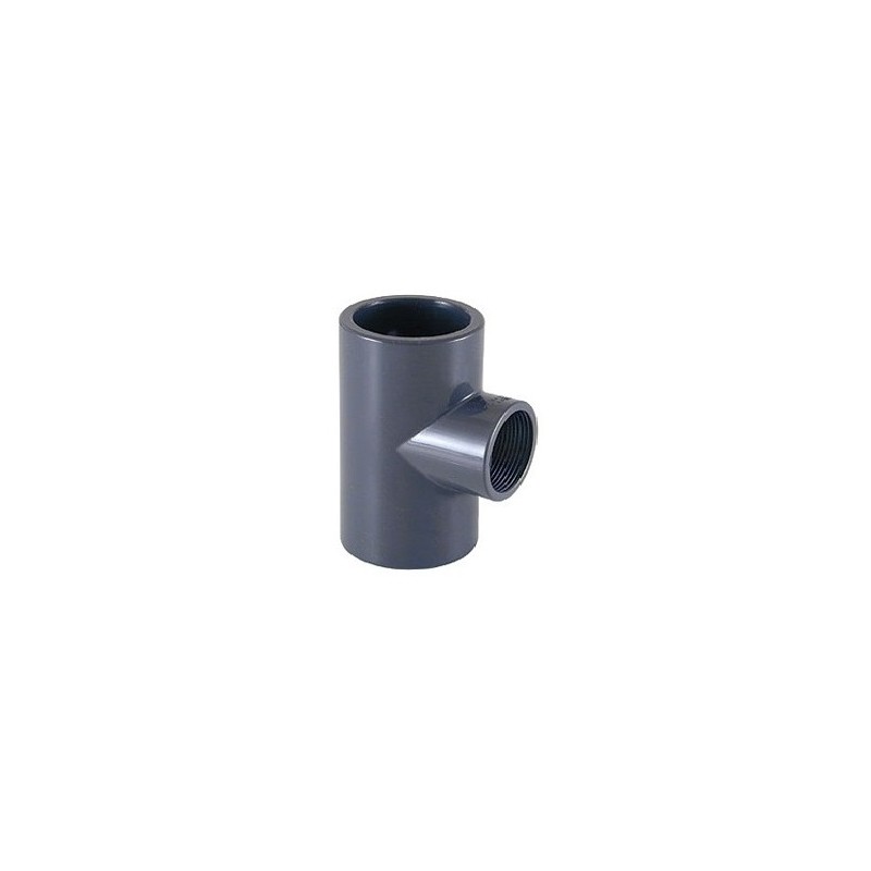 Te mixta 90° reducida de PVC | Cepex