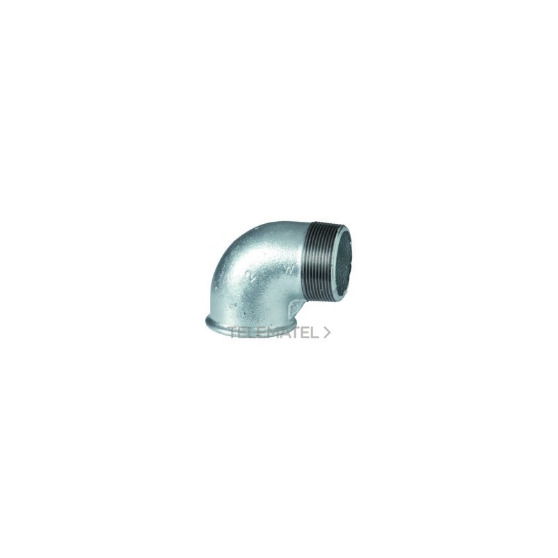 Codo largo M-H galvanizado figura 92 | Atusa