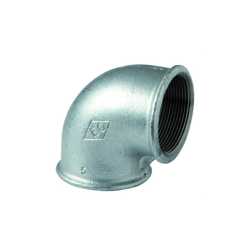 Codo 90° H-H galvanizado figura 90 | Atusa