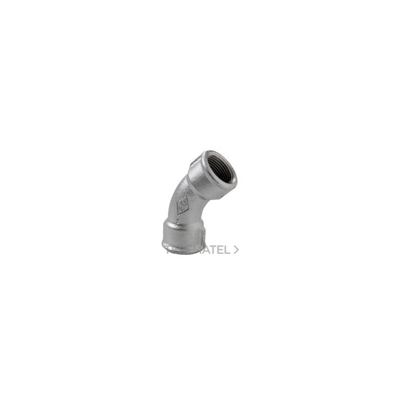 Curva 45° H-H galvanizada figura 41 | Atusa
