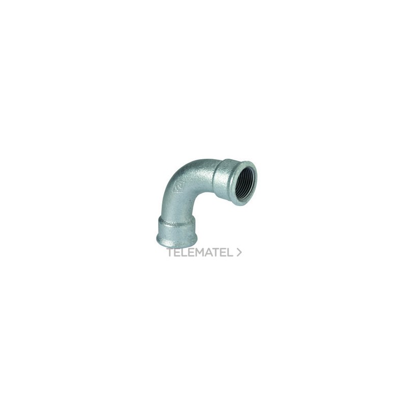 Curva 90° H-H galvanizada figura 2 | Atusa