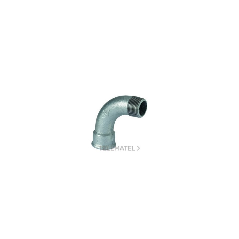 Curva 90° M-H galvanizada figura 1 | Atusa