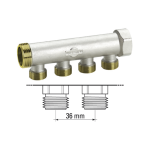 Colector modular de latón 1" | Emmeti