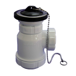 Sifón botella extensible con cadena T-3 diámetro 70 1.1/2"