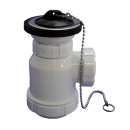 Sifón botella extensible con cadena T-3 diámetro 70 1.1/2"