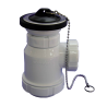 Sifón botella extensible con cadena T-3 diámetro 70 1.1/2"
