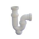 Sifón curvo extensible con tuerca loca T-31" 1.1/2"