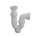 Sifón curvo extensible con tuerca loca T-31" 1.1/2"