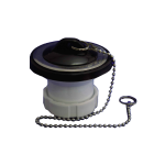 Válvula con tapón negro lavabo - bide Ø70 11/2 T-61