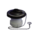 Válvula con tapón negro lavabo - bide Ø70 11/2 T-61