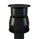 Terminal vertical corto 80 mm PP/PVC | Fig