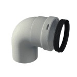 Codo chimenea 90° M-H 80 mm polipropileno | Fig