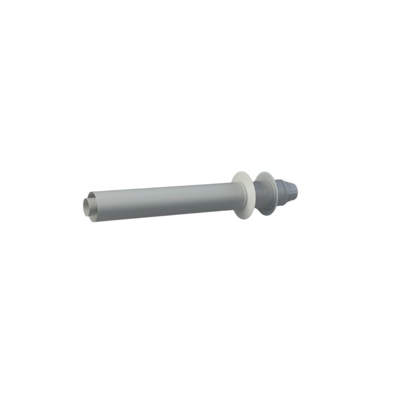 Terminal coaxial horizontal 1 m 60/100 | Fig