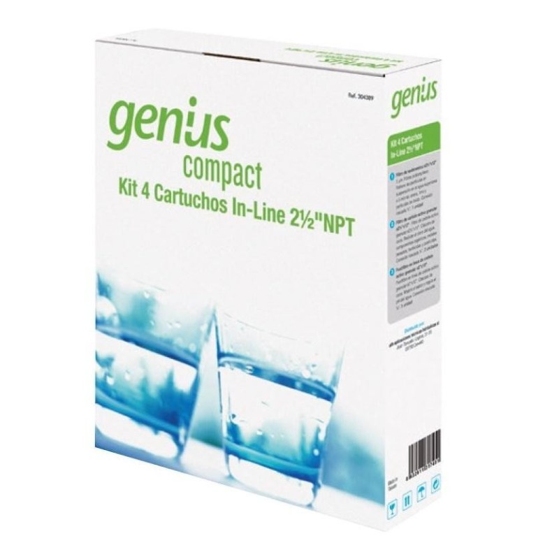 Kit cartuchos in-line 2 1/2" Genius Compact | ATH