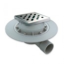 Sumidero ducha S-520 salida horizontal | Jimten