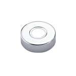 Florón mural cromado 3/4" plano (2 uds) | Clever