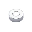 Florón mural cromado 3/4" plano (2 uds) | Clever