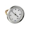 Termómetro d.63 con muelle 0-120 °C | Hecapo