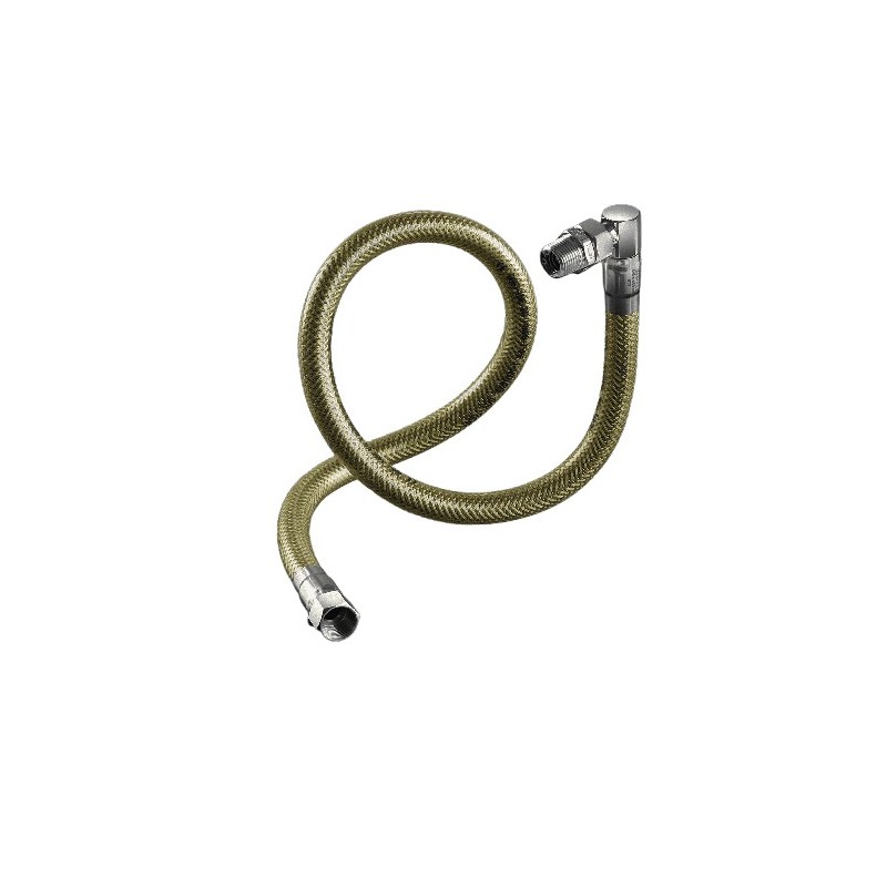 Latiguillo gas Presinox con válvula 1 m | Tucai